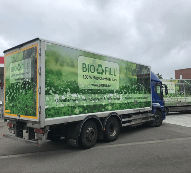 bio fill vrachtwagen