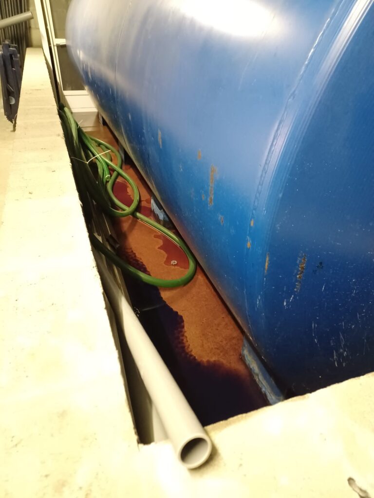 Verwijderen tank kelder Eksel