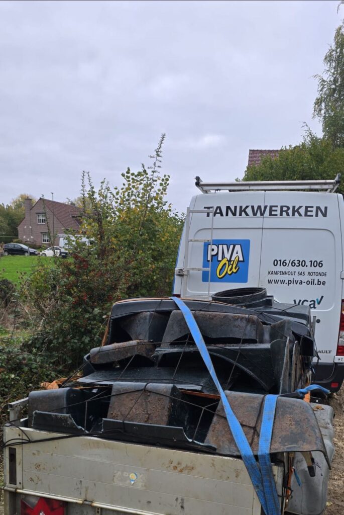Bovengronds verwijderen 5 Tank verwijderen